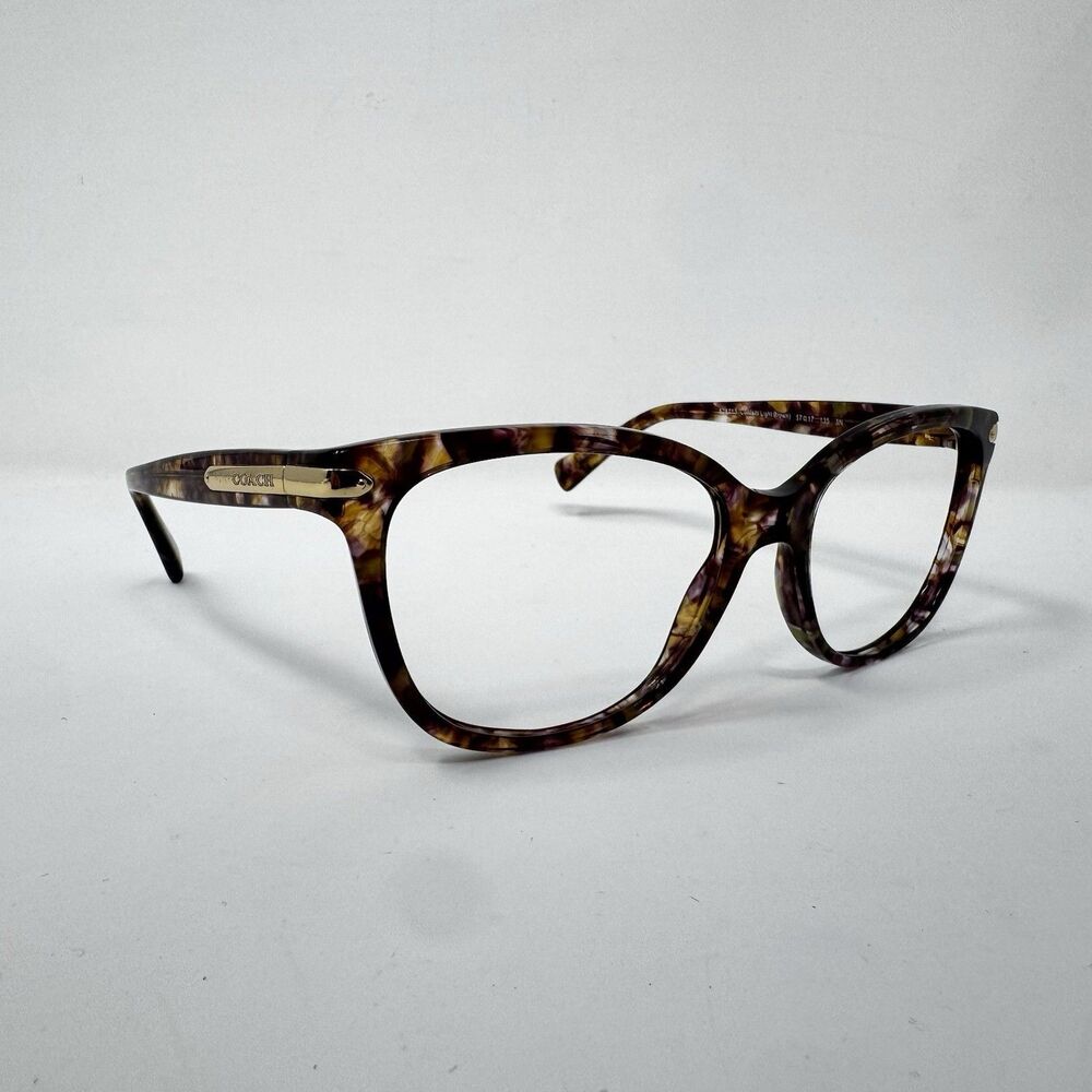 Coach HC8132 5287/13 Confetti Light Brown Sunglass Frames 57-17-135 - Picture 4 of 10